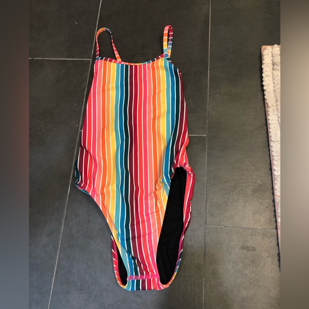 Jolyn Swimsuit, size 28, Rainbrite print, very lightly worn,